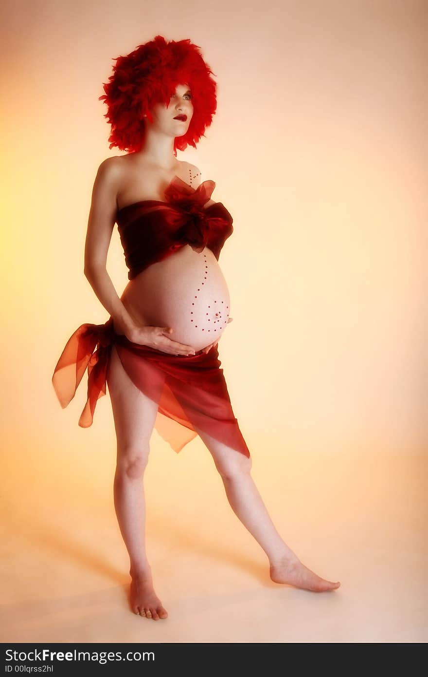 Artistic Maternity Portrait