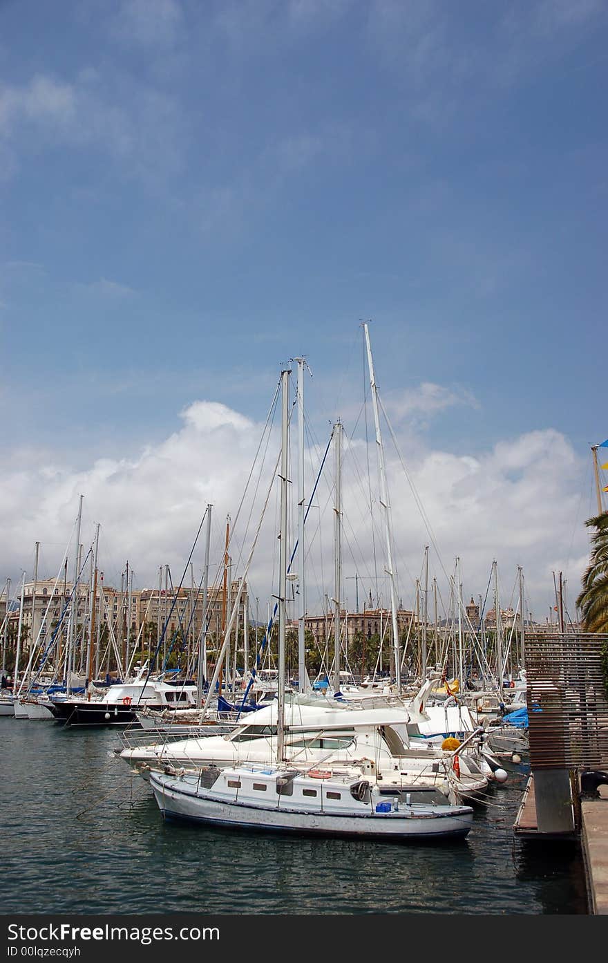 Mooring-quay Of Barcelona