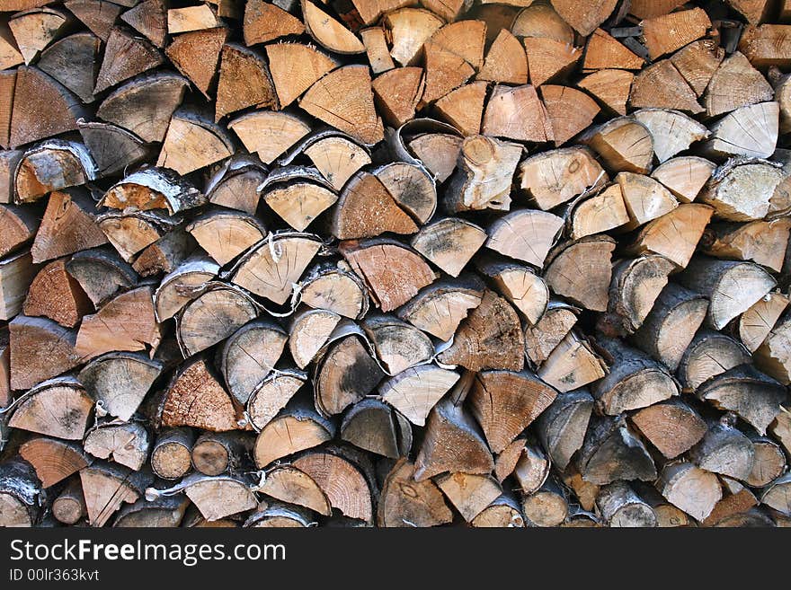 Natural background (texture) from old homemade firewood. Natural background (texture) from old homemade firewood