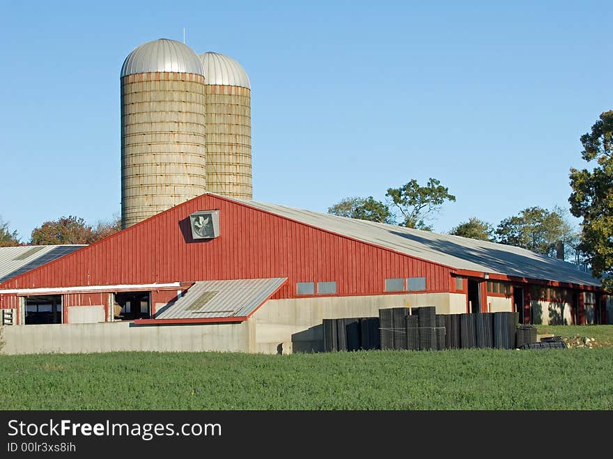 Barn at Dartmoor Farm Wildlife Management Area in Dartmouth, MA, USA