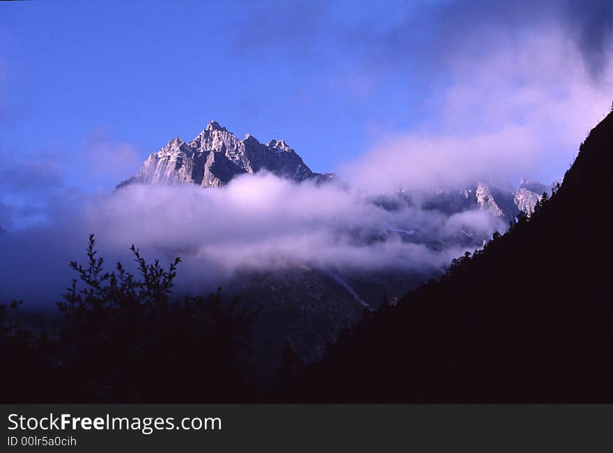 Mountain snow