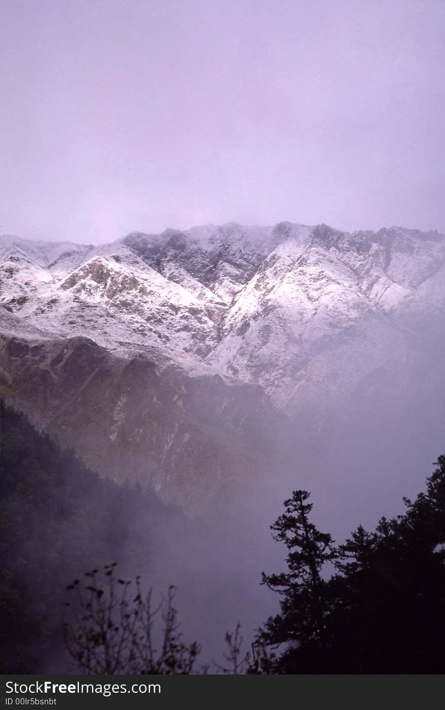 Mountain snow