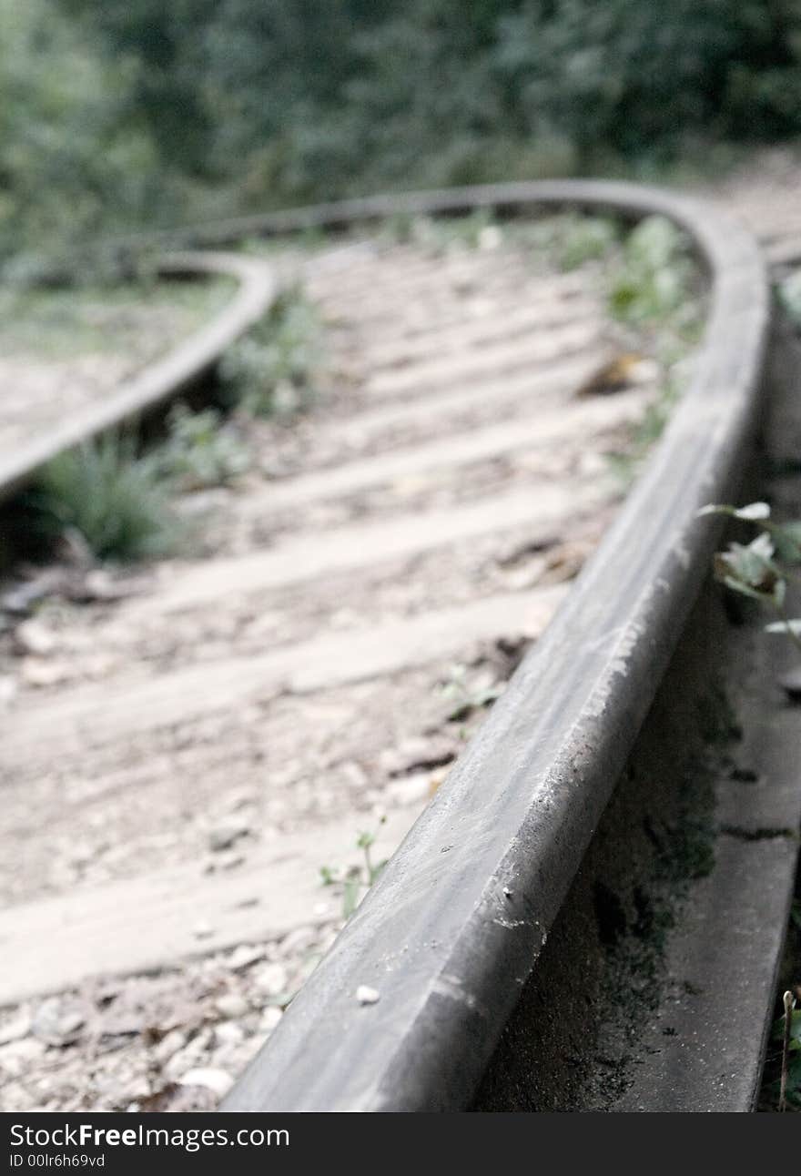 Close up view of a railing. Close up view of a railing