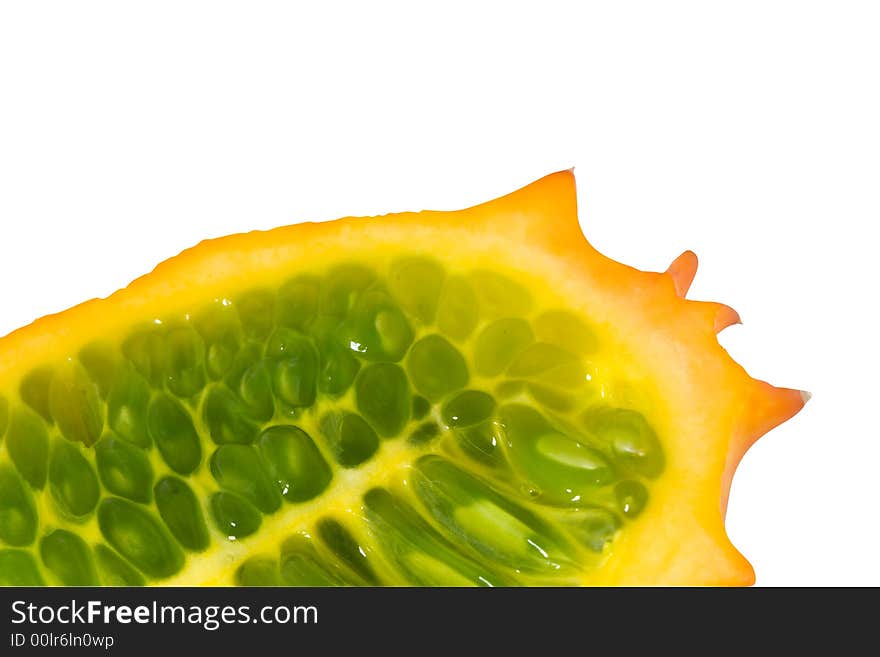 Kiwano isolated