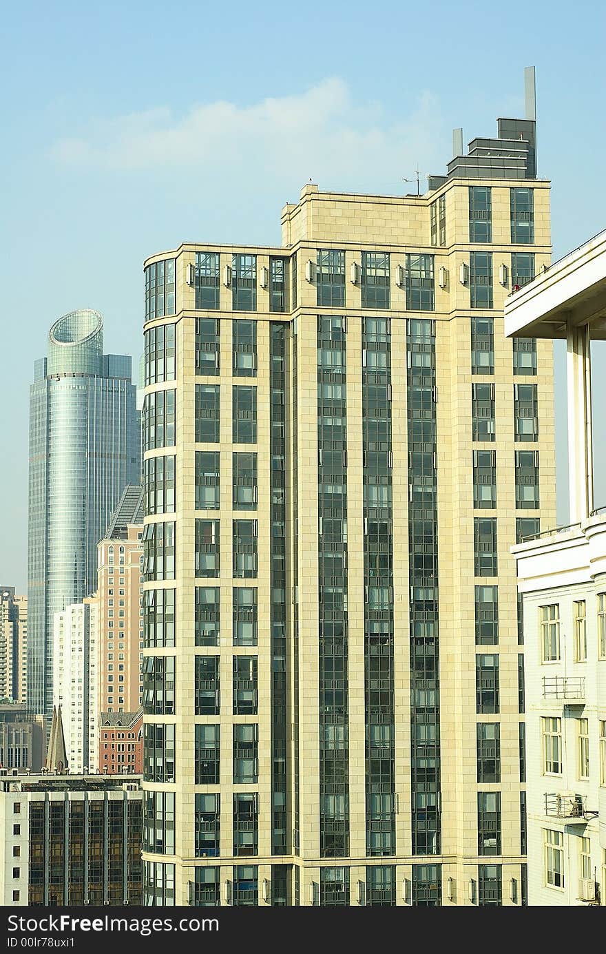 High buildings in shanghai