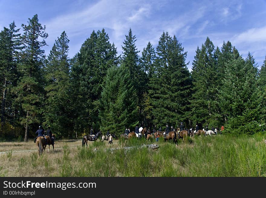 Horse Show Hunt Pasture Field