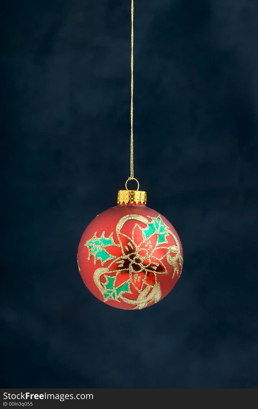 Christmas Decoration on blue