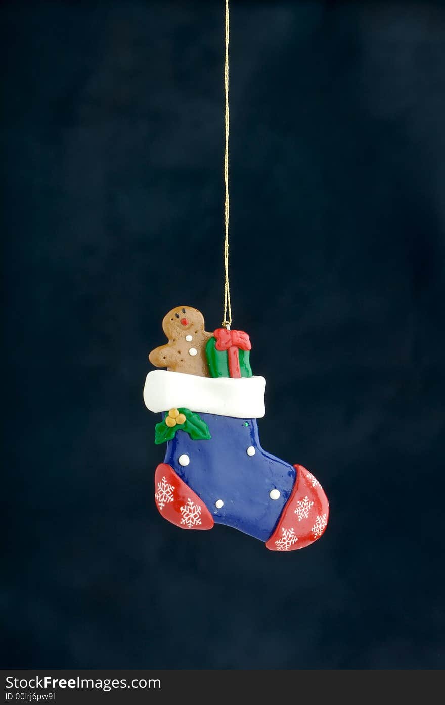 Christmas Decoration on a blue background. Christmas Decoration on a blue background