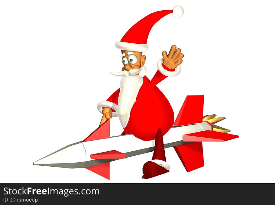 Flying Santa