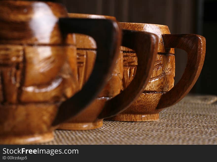 Wooden Tea cup