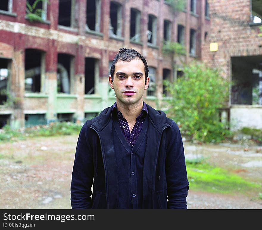 Male portrait taken with a pentax 6x7 on fuji 160c pro.