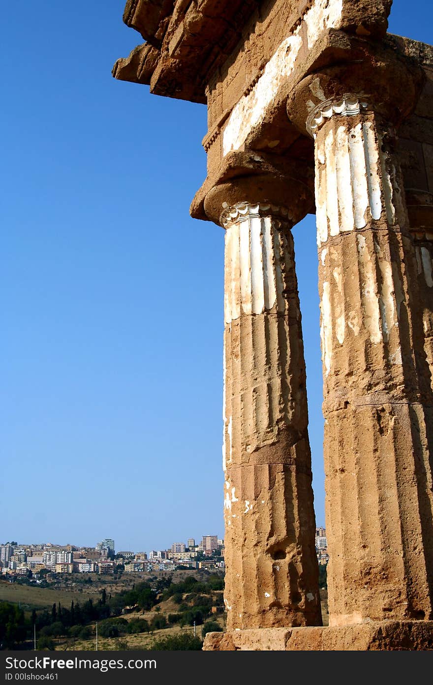 Ancient building in Agridjento