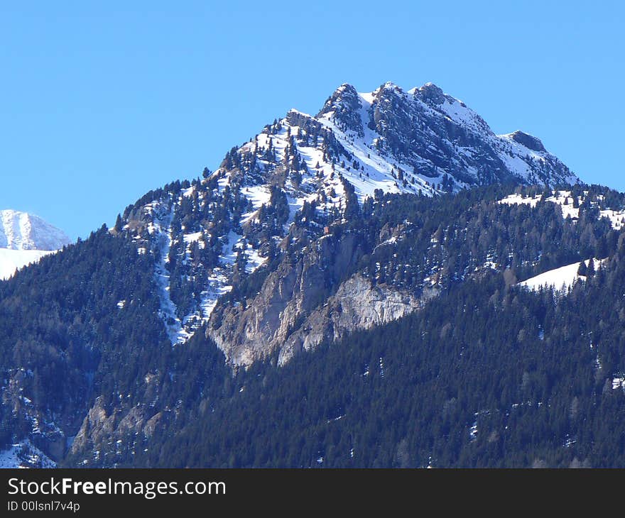 Mountain sited in canazei, Italy