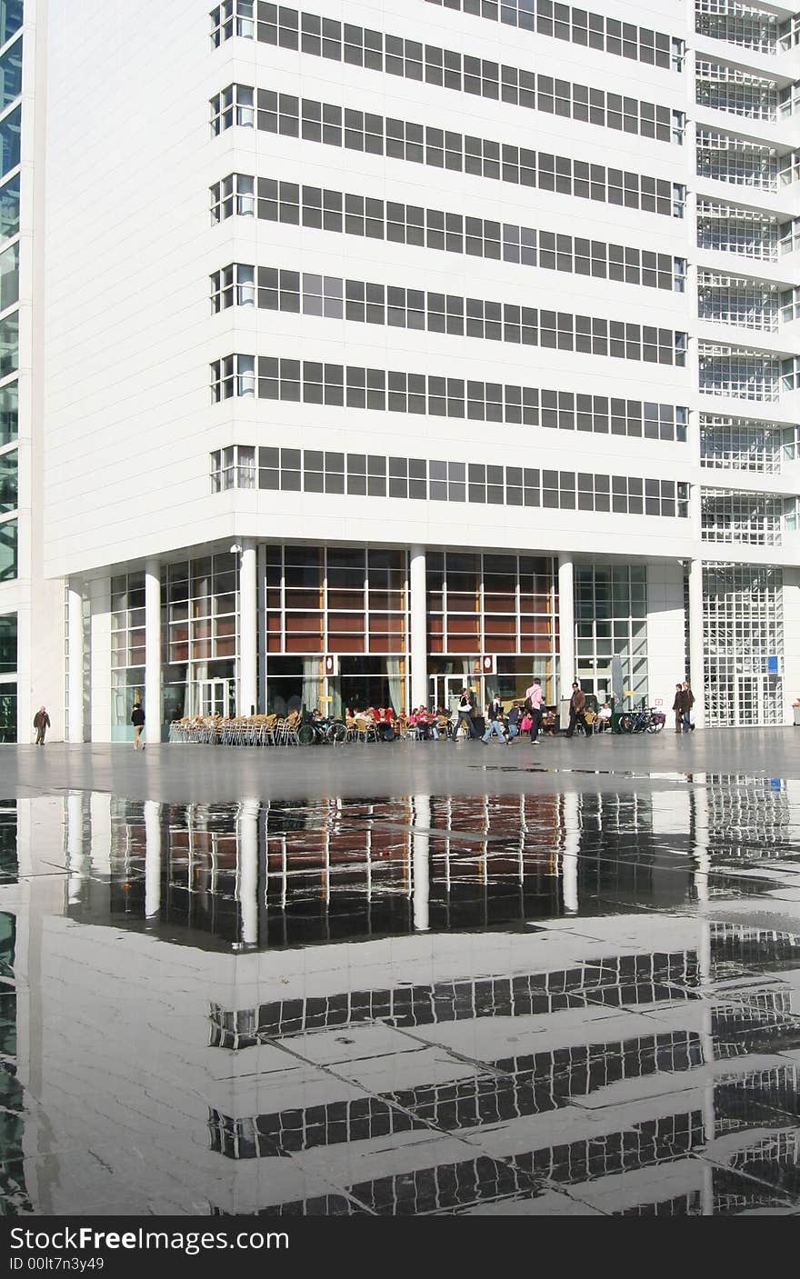 Cafetaria in the City Hall of The Hague, Holland