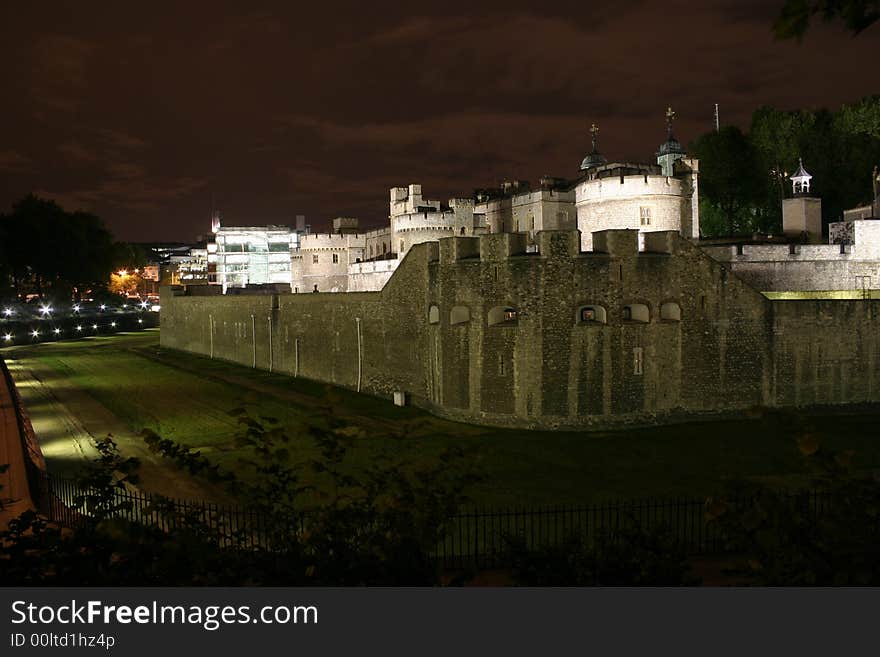 London S Tower At Night