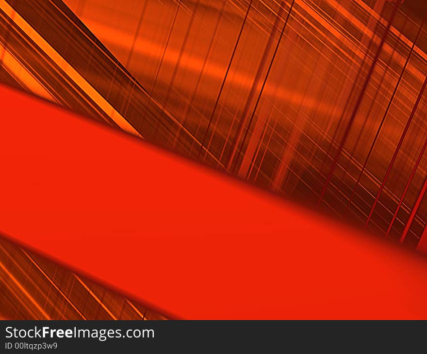 Abstract red background with intersecting lines