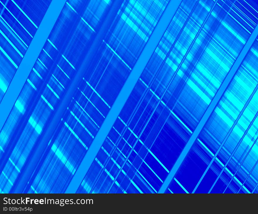 Abstract blue background with intersecting lines