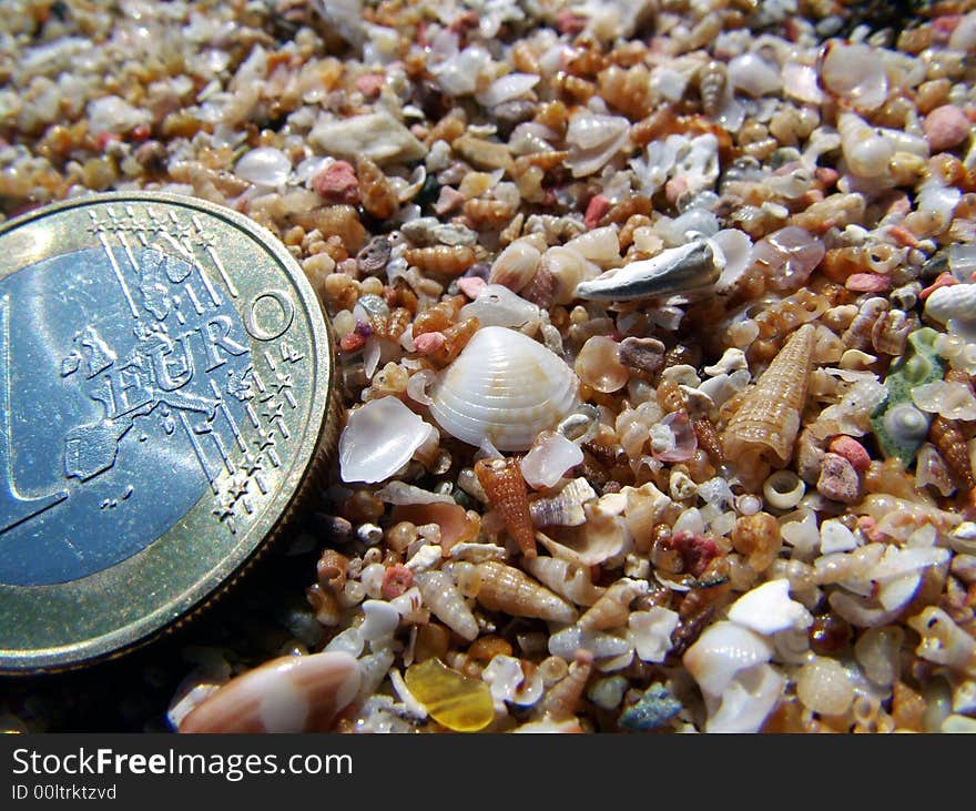 Microshells and coral fragments (Tuerredda Beach - South Sardinia - Italy)