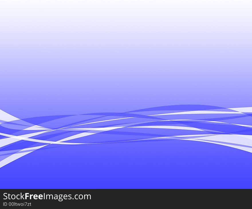 Blue Wavy Background