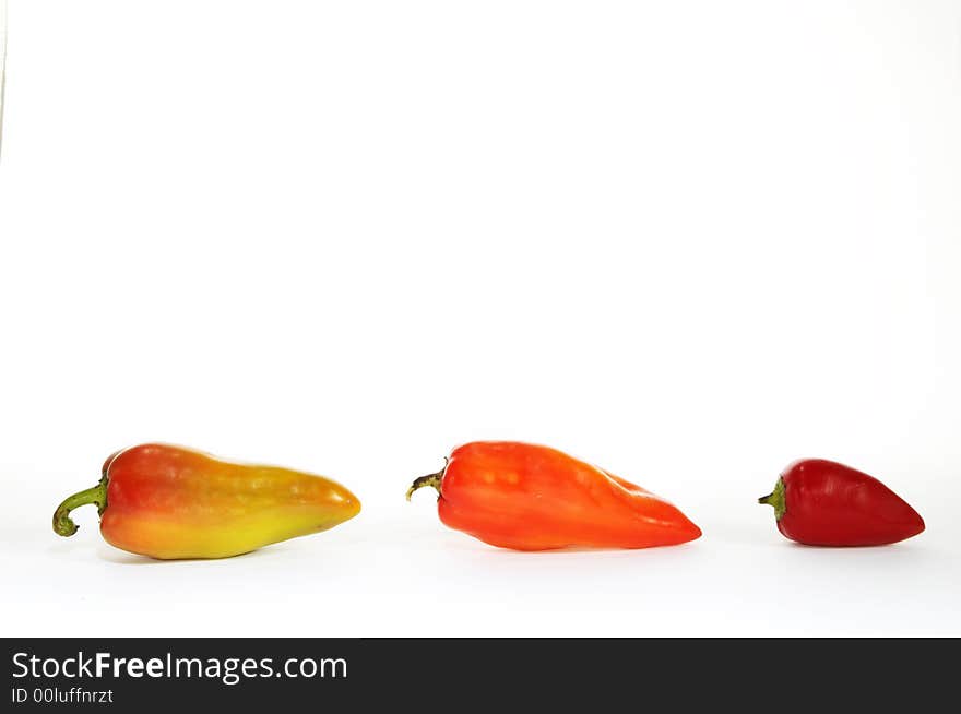 Row Of Peppers