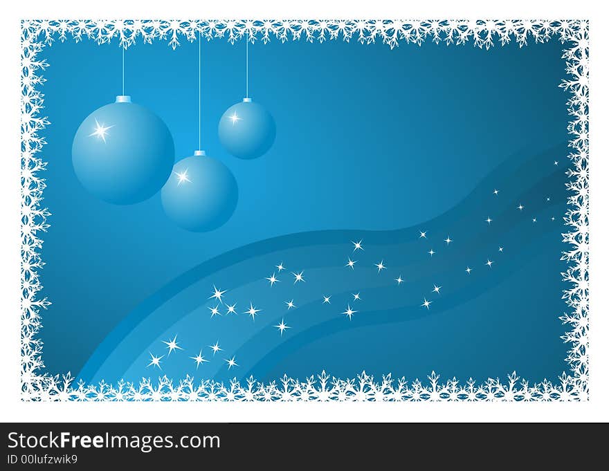 Vector illustration of Christmas decoration