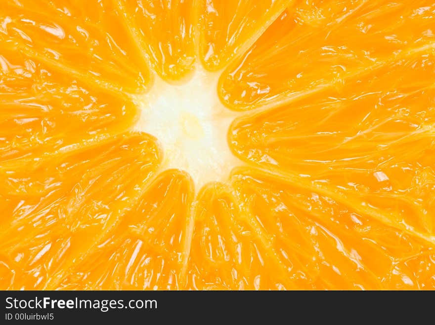 Macro of an orange for backgrounds. Macro of an orange for backgrounds