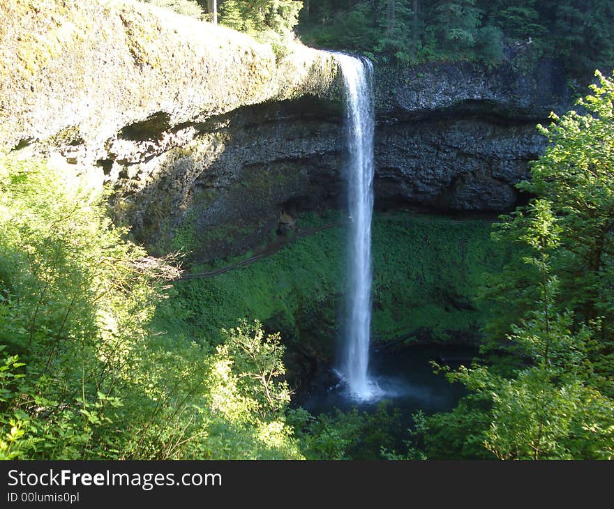 South Falls is the Waterfall in Silver Falls State Park.