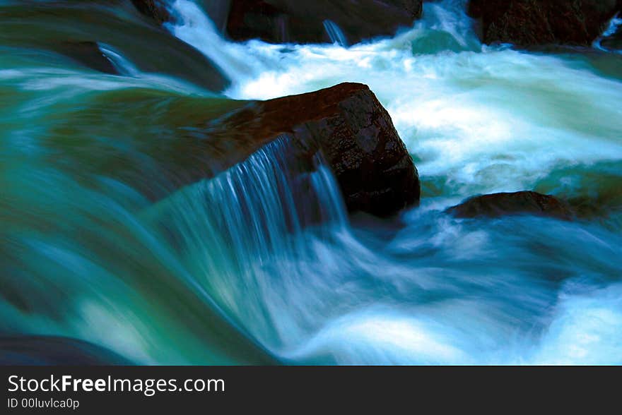 North fork of the Payette River in central Idaho autumn. North fork of the Payette River in central Idaho autumn