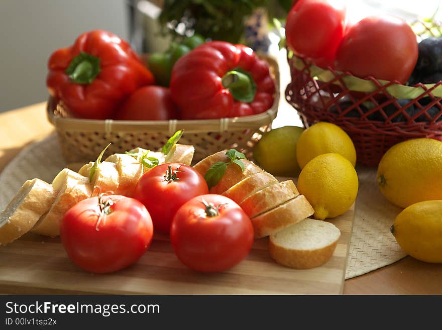 Fresh red tomatoes background texture
