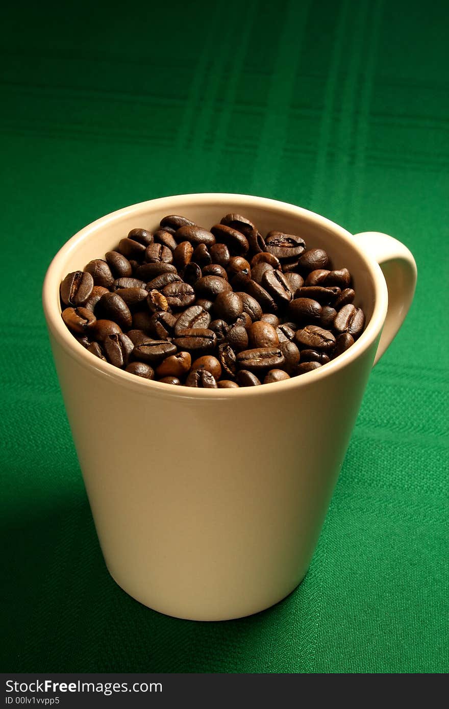 Coffee Beans in a Cup