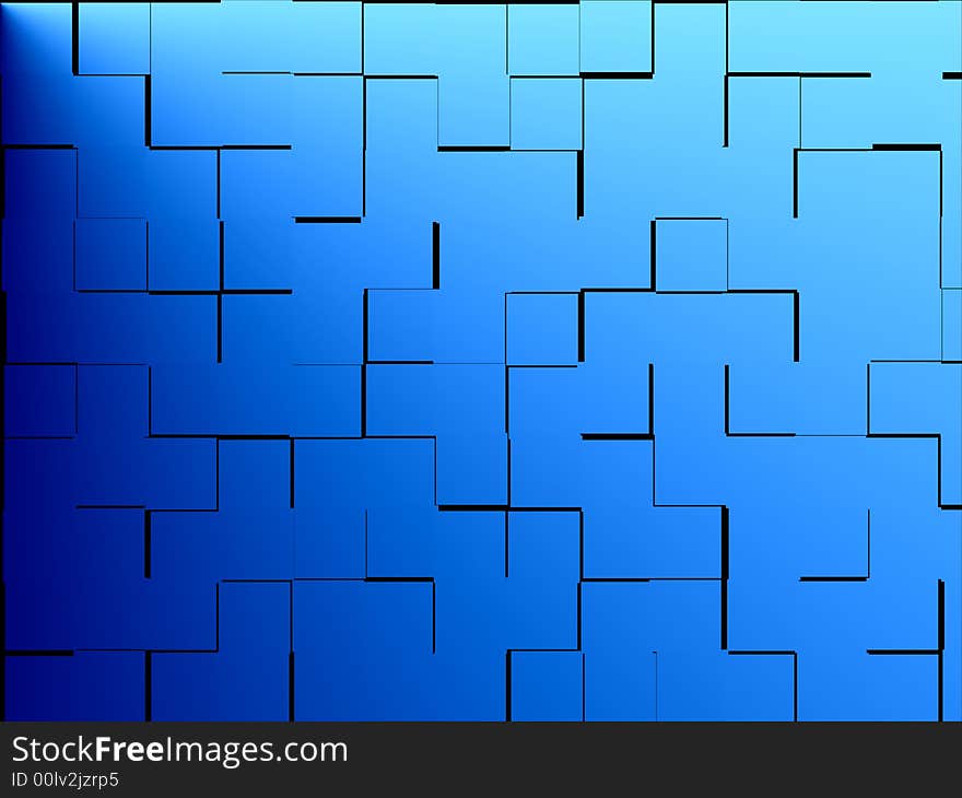 Blue Background Black Grid