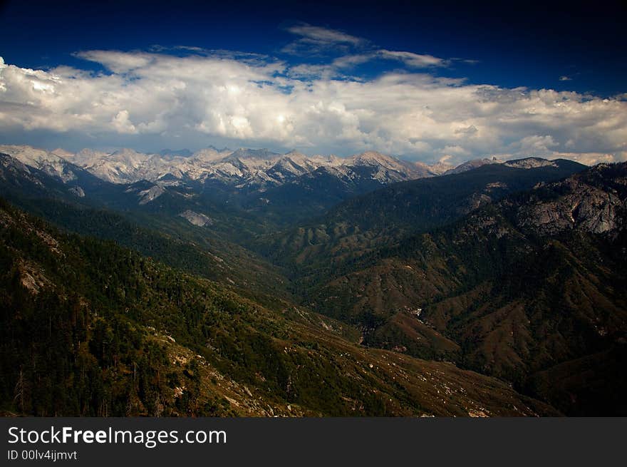 Mountain View of East Sierra. Mountain View of East Sierra