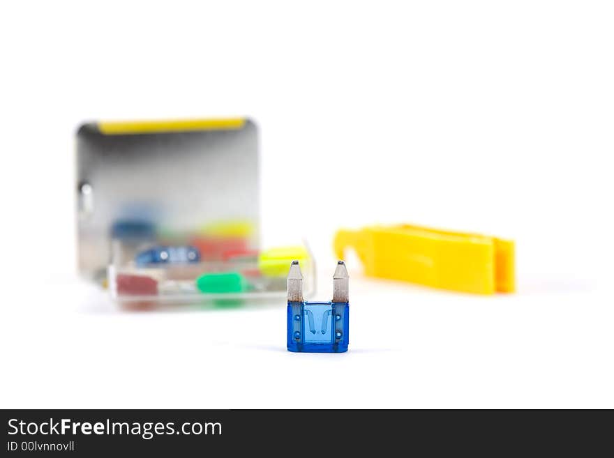 Blown Car Fuse with Emergency Replacement Kit