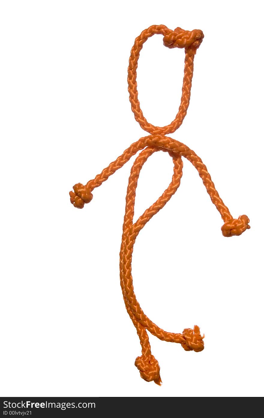 Figure Of The People From Rope