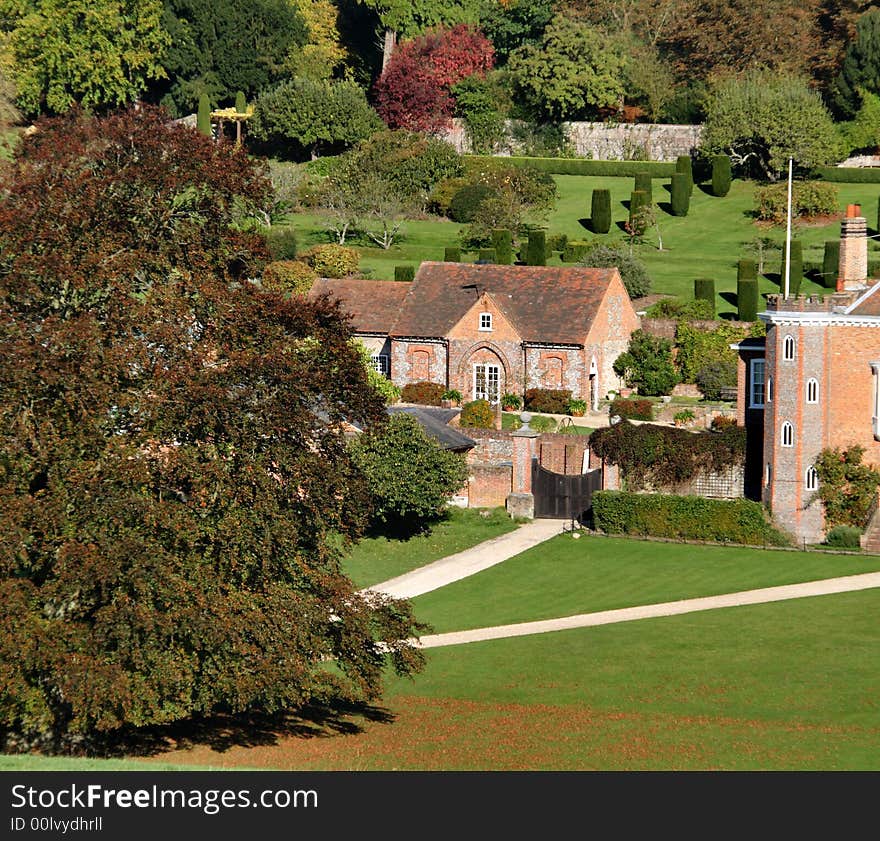 Autumn colors on a Country estate in Rural England. Autumn colors on a Country estate in Rural England