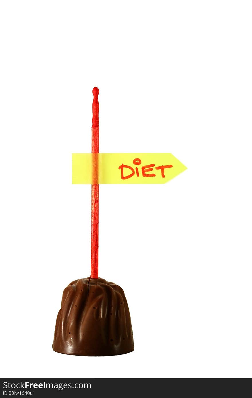 Chocolate DIET Signpost