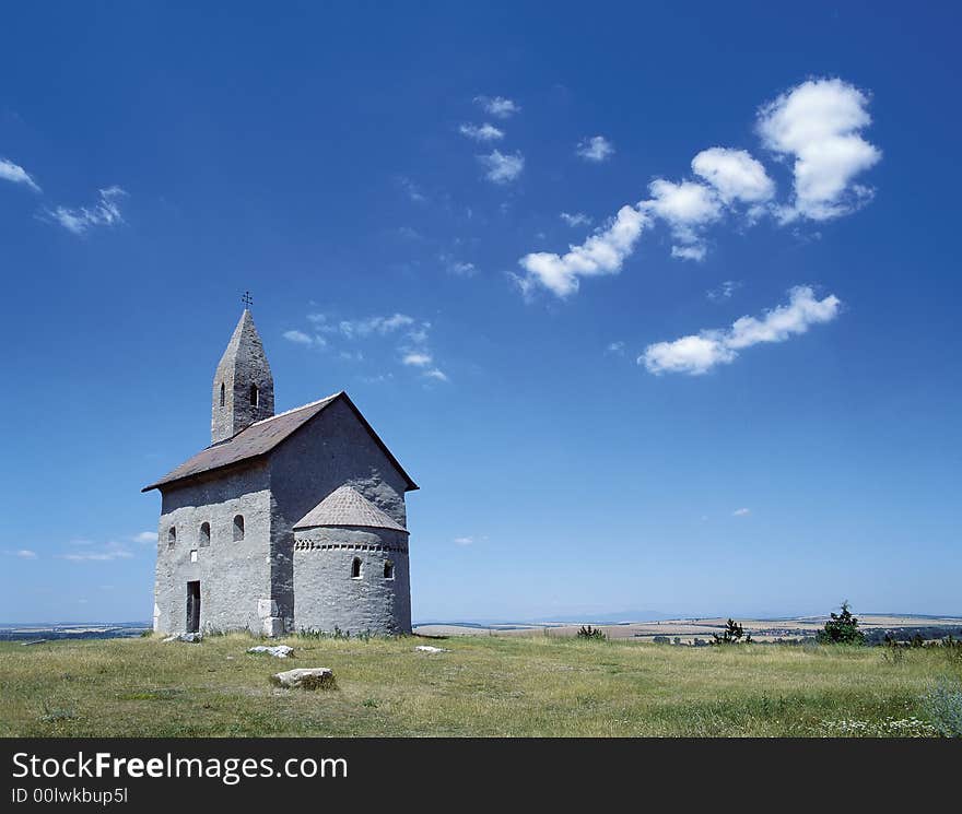 Romanesque church, Drazovce near Nitra, Slovakia