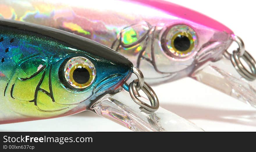 Fishing lures for sport fishing.