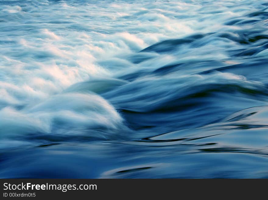 Long Exposure Of Waves