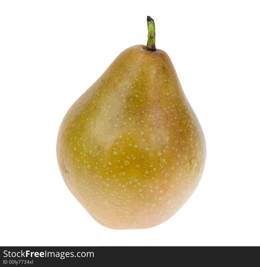 Fresh pear isolated on a white background