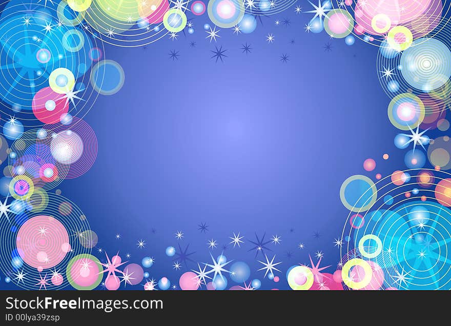 A background illustration featuring a collage of decorative Christmas bobbles, lights, stars, ornaments and decorations. A background illustration featuring a collage of decorative Christmas bobbles, lights, stars, ornaments and decorations