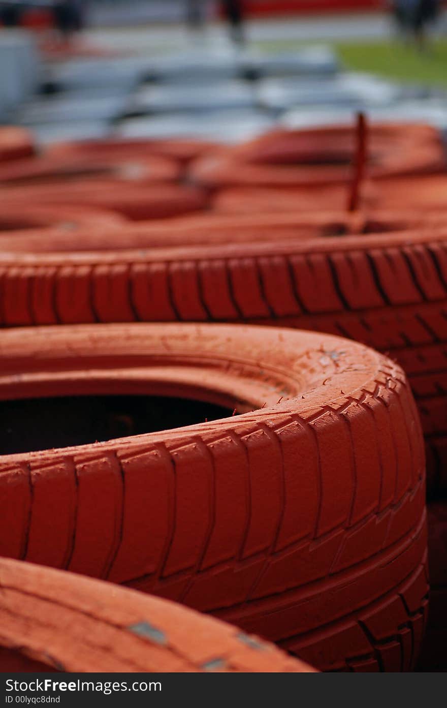 Grand Prix tyre wall