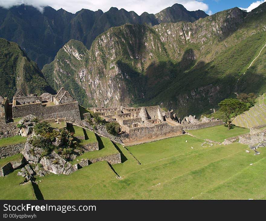 Machu Picchu ancient city (Peru)