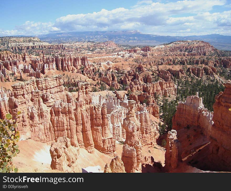 Bryce Amphitheater in Bryce Canyon National Park. Bryce Amphitheater in Bryce Canyon National Park