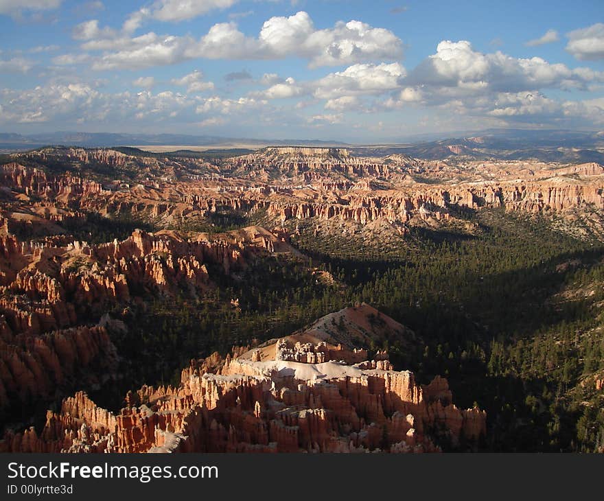 The view of Bryce Amphitheater from Bryce Point