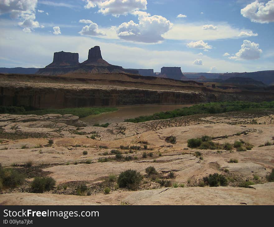 Buttes of the Cross are located in Canyonlands NP