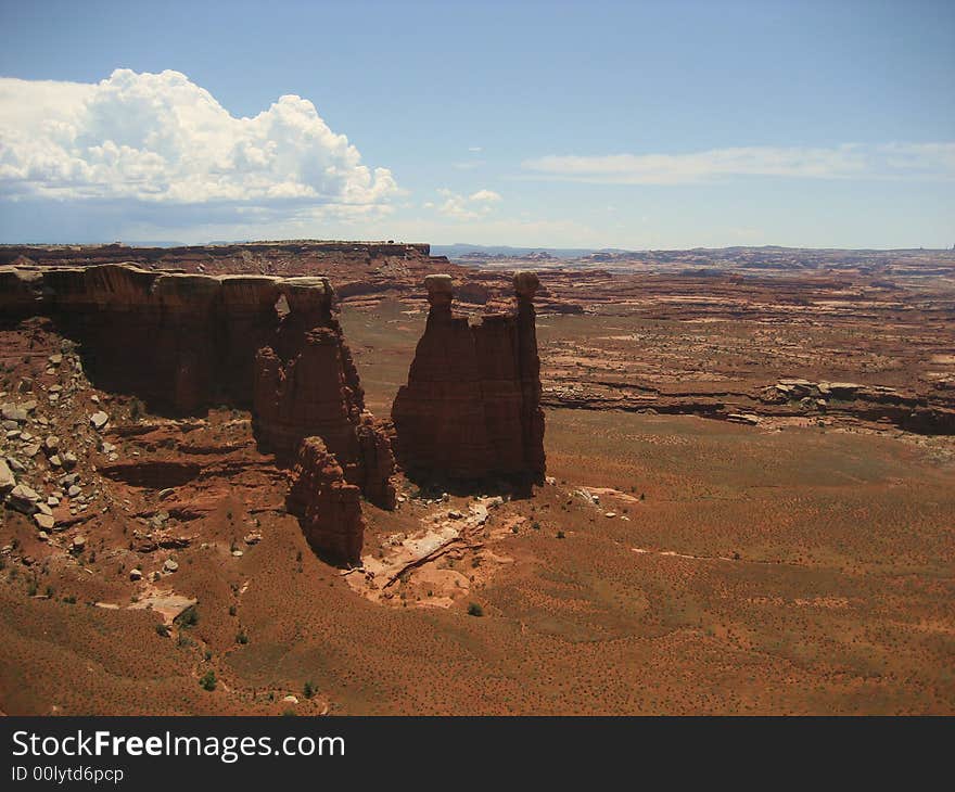 Monument Basin in Canyonlands