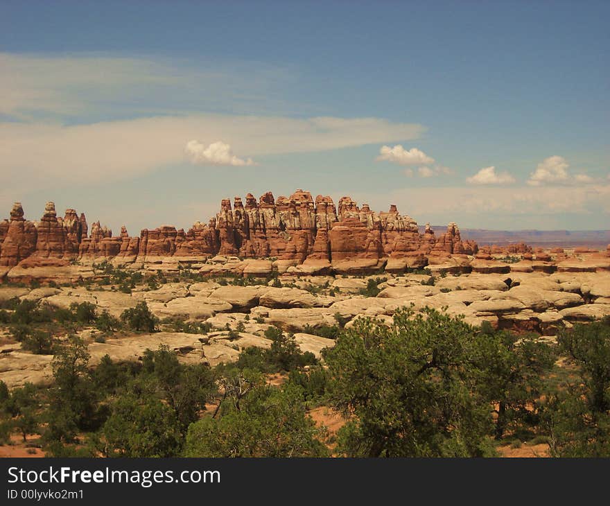 The Needles in Canyonlands