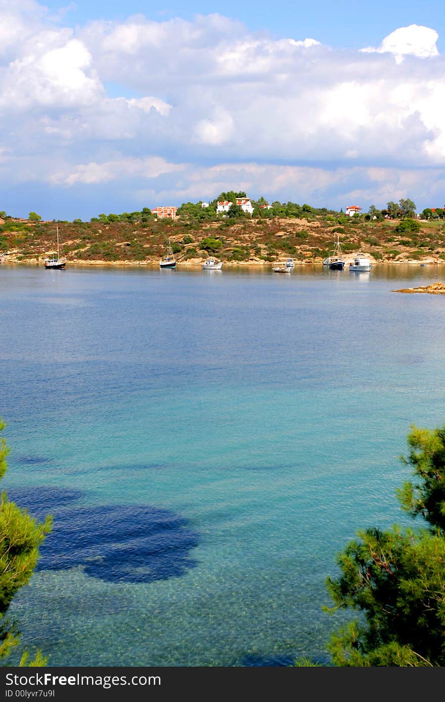 Lovely Coastline In Greece