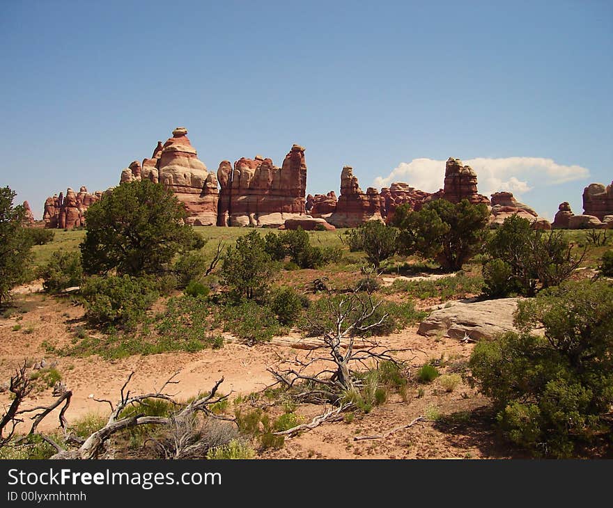 Chesler Park is the great destination in Canyonlands NP. Chesler Park is the great destination in Canyonlands NP.